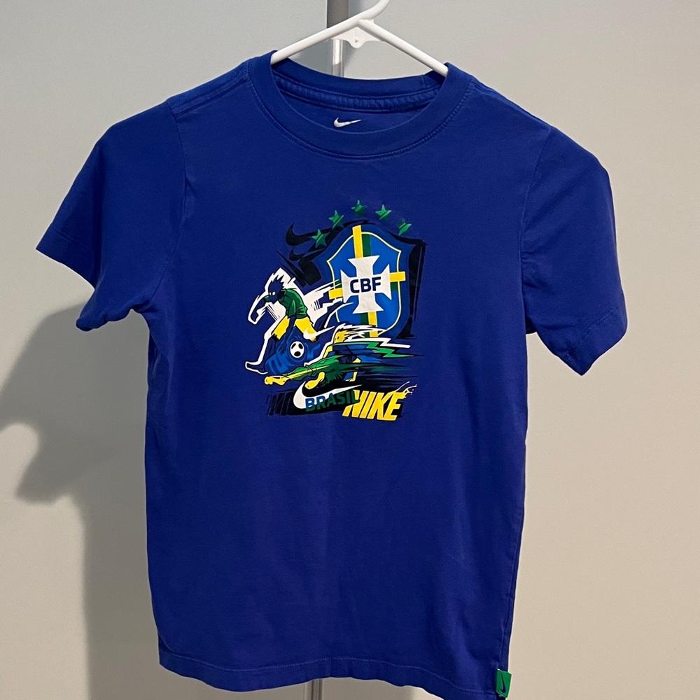 Nike Blue Brazil CBF Graphic Tee
